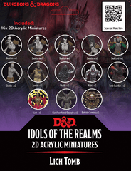 D&D Idols of the Realms 2D Miniatures - Lich Tomb